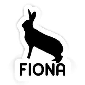 Rabbit Sticker Fiona Image