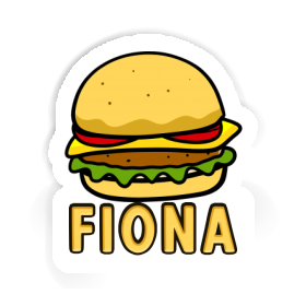 Sticker Hamburger Fiona Image