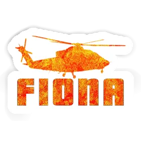 Helicopter Sticker Fiona Image