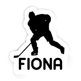 Fiona Autocollant Joueur de hockey Image