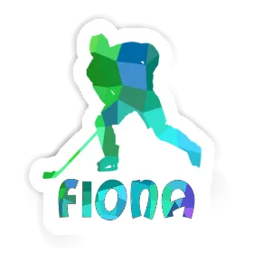 Fiona Autocollant Joueur de hockey Image