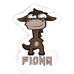 Sticker Fiona Standing Horse Image