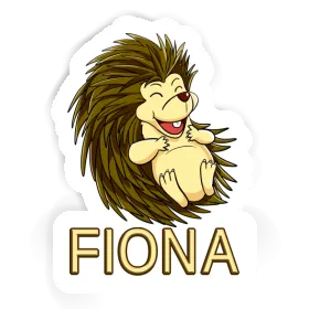 Fiona Sticker Hedgehog Image