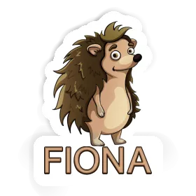 Sticker Fiona Standing Hedgehog Image