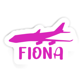 Fiona Autocollant Jumbo-Jet Image