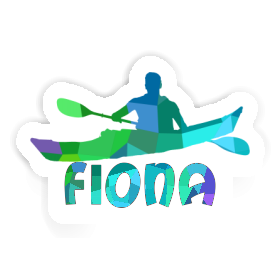 Sticker Kajakfahrer Fiona Image