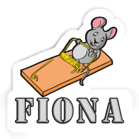 Fitness Mouse Sticker Fiona Image