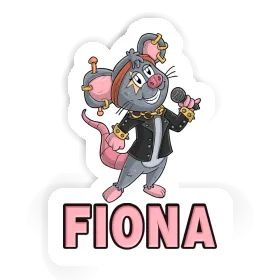 Fiona Sticker Singer Image