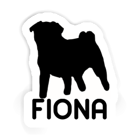 Mops Sticker Fiona Image