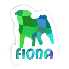 Pug Sticker Fiona Image