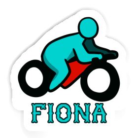 Fiona Autocollant Motocycliste Image