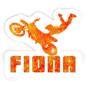 Motocross-Fahrer Sticker Fiona Image