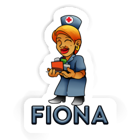 Fiona Autocollant Infirmière Image