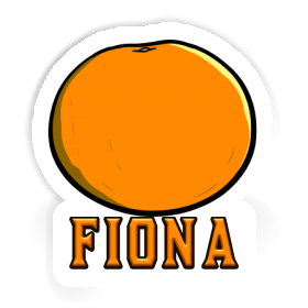 Fiona Sticker Orange Image