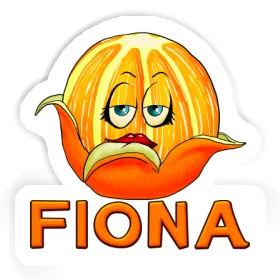 Fiona Autocollant Orange Image