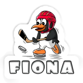 Sticker Fiona Ice Hockey Penguin Image