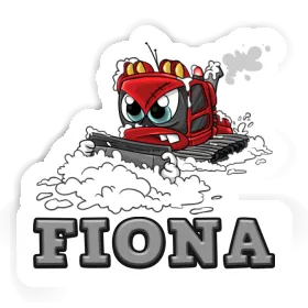 Sticker Snowcat Fiona Image