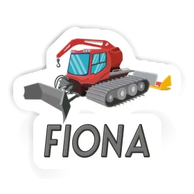 Snowcat Sticker Fiona Image