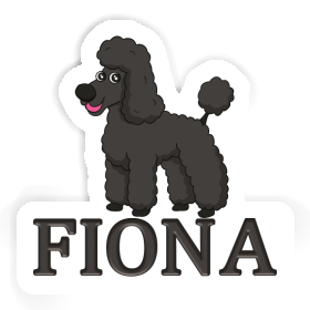 Poodle Sticker Fiona Image