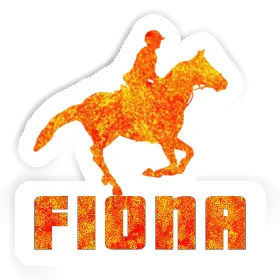 Fiona Sticker Horse Rider Image