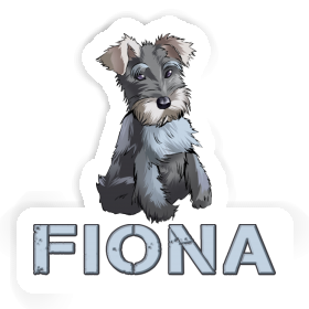 Sticker Schnauzer Fiona Image