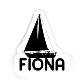 Sticker Fiona Sailboat Image