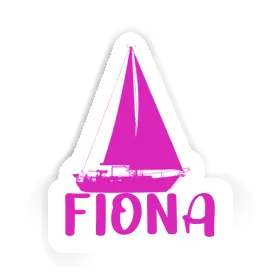 Sailboat Sticker Fiona Image