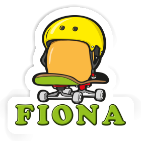 Autocollant Œuf de skateboard Fiona Image