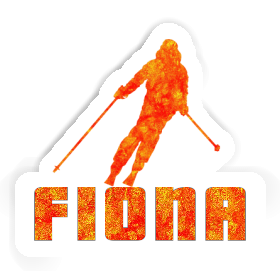 Sticker Fiona Skier Image