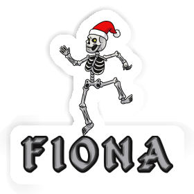 Sticker Christmas Skeleton Fiona Image