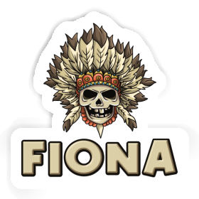 Fiona Sticker Kids Skull Image