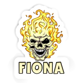 Sticker Skull Fiona Image