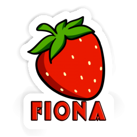 Fiona Autocollant Fraise Image