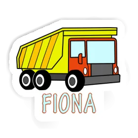 Sticker Dump Truck Fiona Image