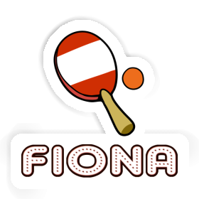 Sticker Fiona Table Tennis Paddle Image