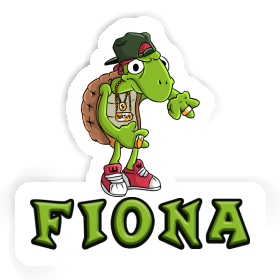 Sticker Hip Hop Turtle Fiona Image