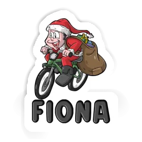 Sticker Bicycle Rider Fiona Image