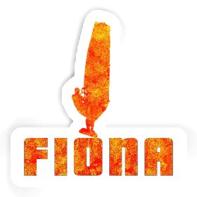 Windsurfer Sticker Fiona Image