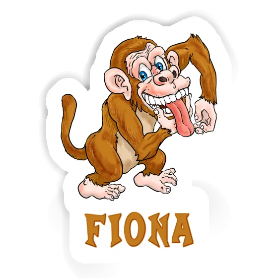 Fiona Sticker Affe Image