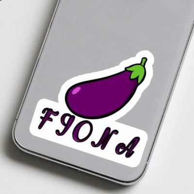 Sticker Aubergine Fiona Image