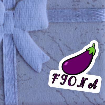 Sticker Aubergine Fiona Notebook Image