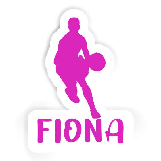 Fiona Sticker Basketball Player Notebook Image