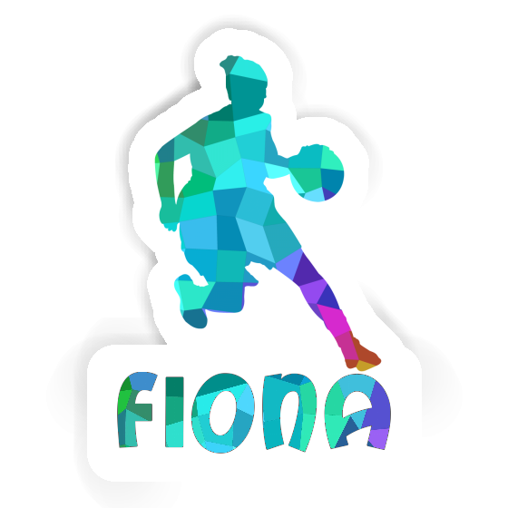 Sticker Basketball Player Fiona Laptop Image