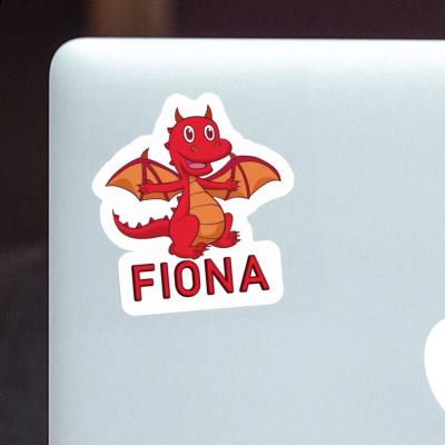 Sticker Drache Fiona Notebook Image