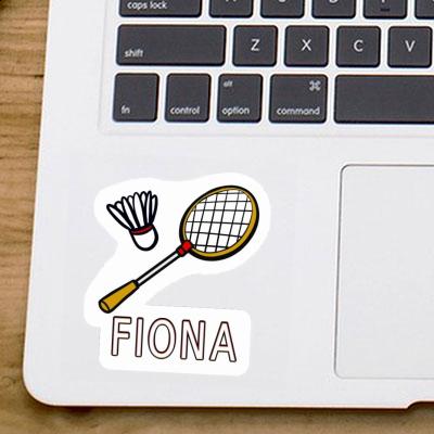 Fiona Aufkleber Badmintonschläger Notebook Image