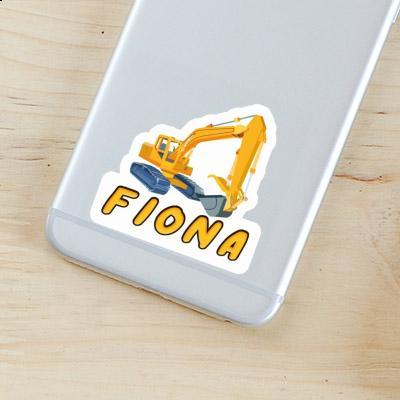 Excavator Sticker Fiona Image