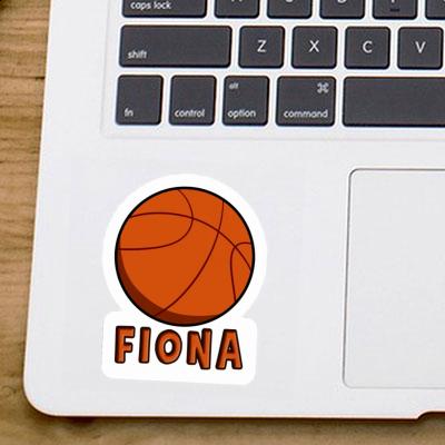 Ballon de basketball Autocollant Fiona Laptop Image