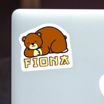 Sticker Fiona Bear Notebook Image