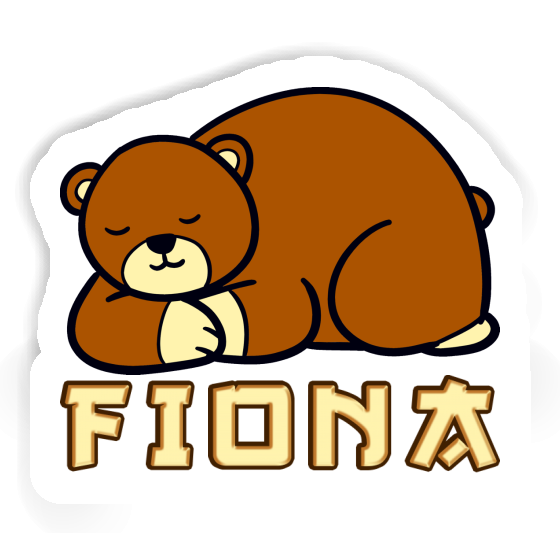 Sticker Fiona Bear Notebook Image