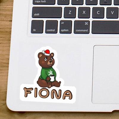 Fiona Sticker Christmas Bear Image